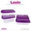 stackable plastic storage box with handle