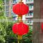 Red color Chinese fabric lantern for spring festival
