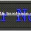 RECTANGULAR CUSTOM EMBROIDERED NAME TAG Sew on patch Quality Badge