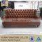 paint leather chesterfield style genuine leather sofa set