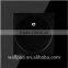 Hot Sales Wallpad Luxury LED Indicator Waterproof Black Crystal Glass 110~250V French Type EU Standard Wall Socket with ground                        
                                                Quality Choice