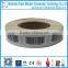 Outdoor roll printed adhesive pvc label with barcode qr code