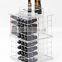 excellent rotating clear cusotm wholesale acrylic lipstick organizer/acrylic lipstick holder/acrylic lipstick tower