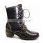 cool women lace up military boots