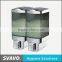 Wall Mounted manual double Soap Dispenser for Toilet Seat Sanitizer Machine