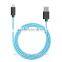 Fashionable custom MFi Nylon Braided 8pin data Cable for i6s
