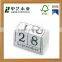 Caoxian desktop wooden calendar decor supplier