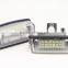 High Power Error Free 18 SMD 3528 LED License Plate Light Lamp For Toyota Crown led tail license plate light super white