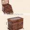 Latest hand craft wooden Chinese vintage multilayer Jewelry boxes