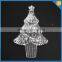 Gold-supplier crystal mini christmas tree design crystal glass ornaments