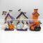 Ceramic pumpkin decor with LED light for Halloween gift