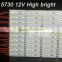 Super Bright LED Rigid Strip SMD 5630 5730 1 Meter 72 LED Light White /warm white/cold white LED Strip High Quality New