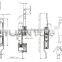 the security cabinet panel lock rod control lock