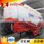 Guangzhou 3 Axles 50 M3 dry unloading bulk power cement tanker truck trailer for sale