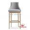 Wooden bar chair with fabric picture YC844
