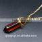 Precious Stone Jewelry Healing Crystal Gemstone Pendant Natural Clear Quartz Chakra Point Pendant Necklace for Unisex