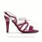 New Arrival Custom Design crystal bridal shoes 2015
