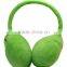 Cartoon Design Winter Use Earmuff Headphones for Girls and Kids