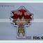 Custom round acrylic keyring for promotion