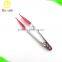 7 inch length stainless steel silicone tong BBQ kitchen tong