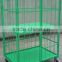 RH-RC011 1100*800*1700mm powder coated Supermarket cargo storage roll container roll trolley for warehouse roll container