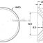 30w optic glass lens for led street light(GT-65-3)