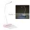 Fashion Design Eye Protection flexible LED Desk Lamp, Rechargeable Readding Led Desk Lamp With Message Board