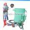 Portable sandblasting equipment