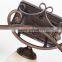 European-style wall lamp,bedside bedroom hotel wall lamp,minimalist interior glass wrought iron wall lamp