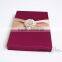 Gorgeous Burgundy wedding invitation boxes