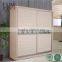 Modern Style Storage Clothes Wardrobe Cabinets With 2 Sliding Doors