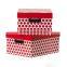 Flower printed foldable packaging kraft paper gift box