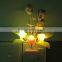 BBY-1503W2 LED mushroom colorful night light with sensor
