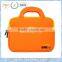 Neoprene zipper laptop tote bag computer sleeve tablet bag in Orange color