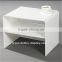 high quality white acrylic perspex coffee table with drawer