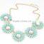 Fashion Multicolor Flower Vintage Choker Collar Pendant Statement Necklace Women Fashion Necklaces for Women 2014