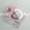 high quality recyclable clear pvc cosmetic box with fancy pattern