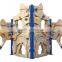 Plastic kid's outdoor rock climbing wall for sale