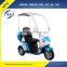 2016 new products 800W three wheel scooter with roof