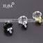 Gold Finish jewelry box crystal beads knobs