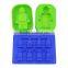 China manufacture Various Shape fashion silicone ice tray with LFGB approved