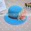 2016 New Fashion Children's Spring Summer Girl Flower Outdoor Travel Prevented Bask Straw Hats
