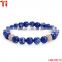 Latest fashion bangles lapis lazuli bead bracelet
