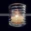 100ml candle holder/clear glass candlestick empty jar