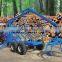 1Ton/3Ton/5ton forestry atv timber trailer with crane Mexico