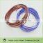 flat coloured aluminum wire