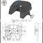 3.5" Heavy Duty Semi Trailer Fifth Wheel For Dump Trailers