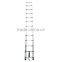 3.8m single straight aluminium telescopic ladder