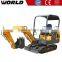 China Digger 1.8ton Mini Excavator price with Breaker with Nachi Pump