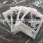 White dispasable PE plastic foot mat for car cleaning